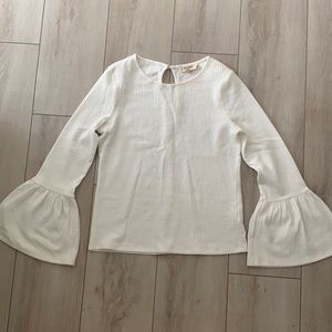 Anthropologie Top with wide Sleeve Detail